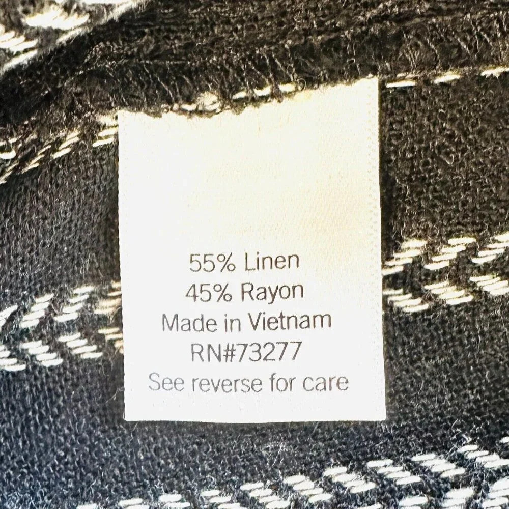 NWT SONOMA Women High Rise Pockets Ultra Waistband Striped Shorts Plus Size 4X - Picture 5 of 5